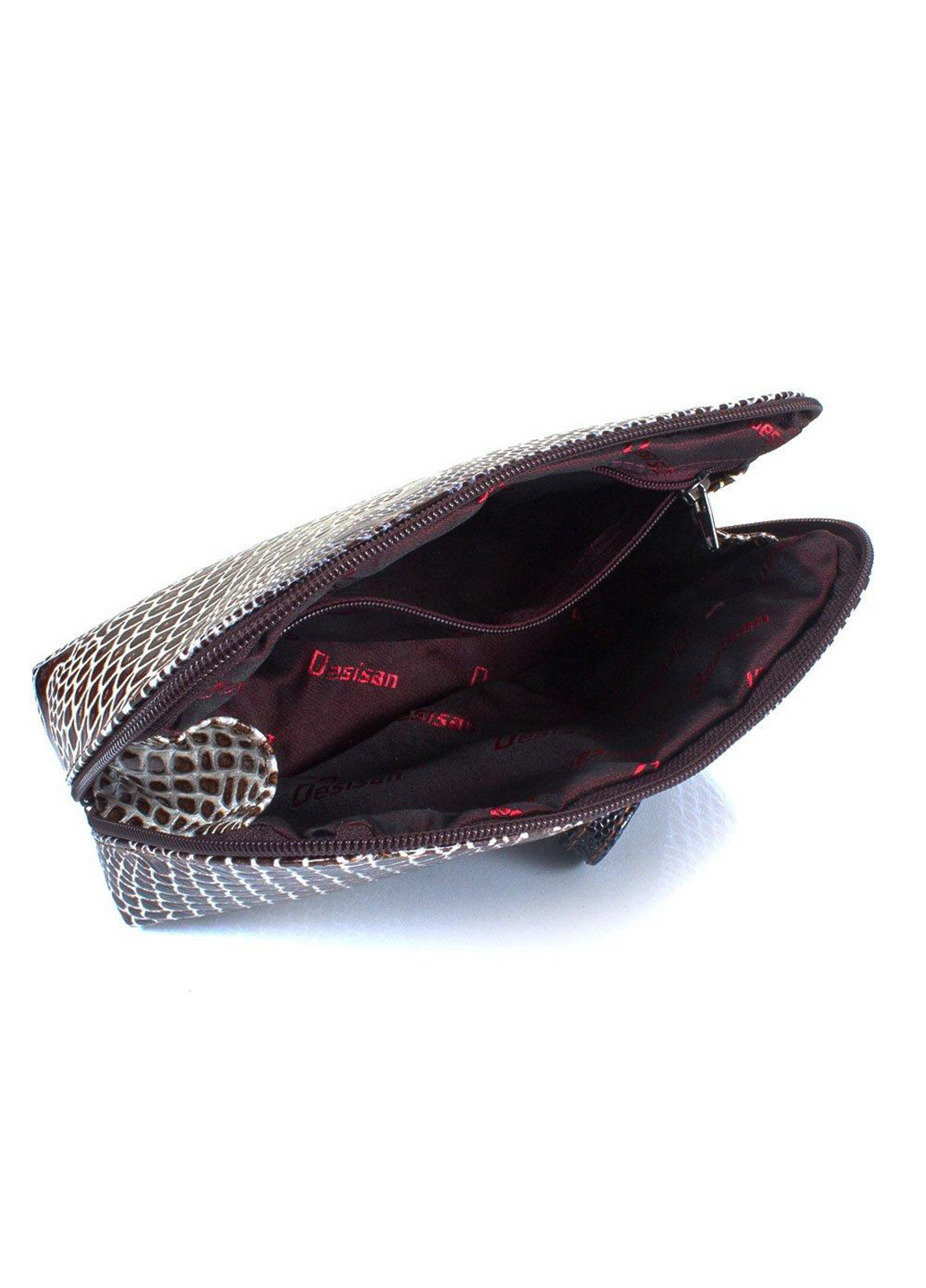 Женская кожаная косметичка 17,5х11х6,5 см Desisan (253490849)