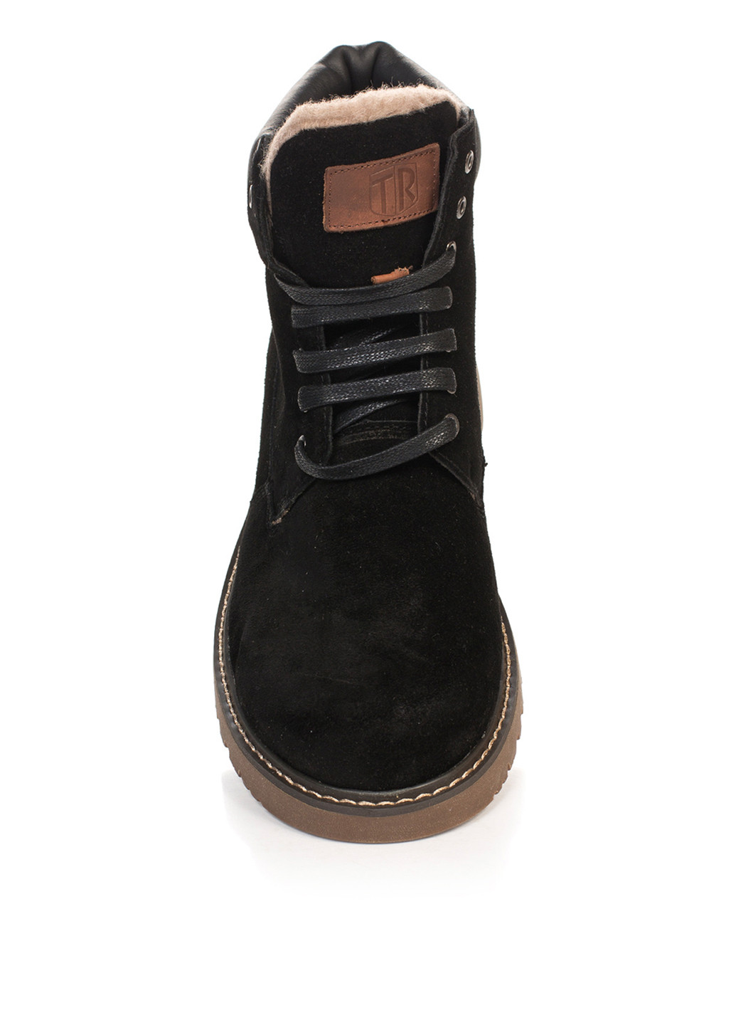 Черные зимние ботинки тимберленды Tesoro