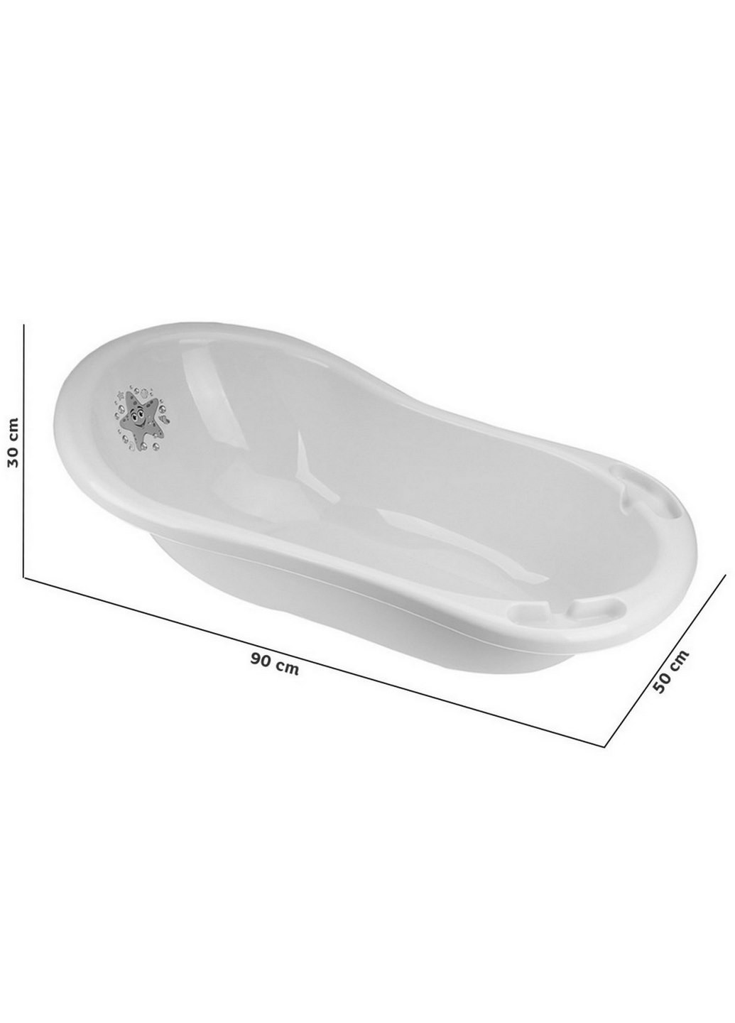 Ванночка для детей 8409TXK Серебристый ТехноК (256603053)