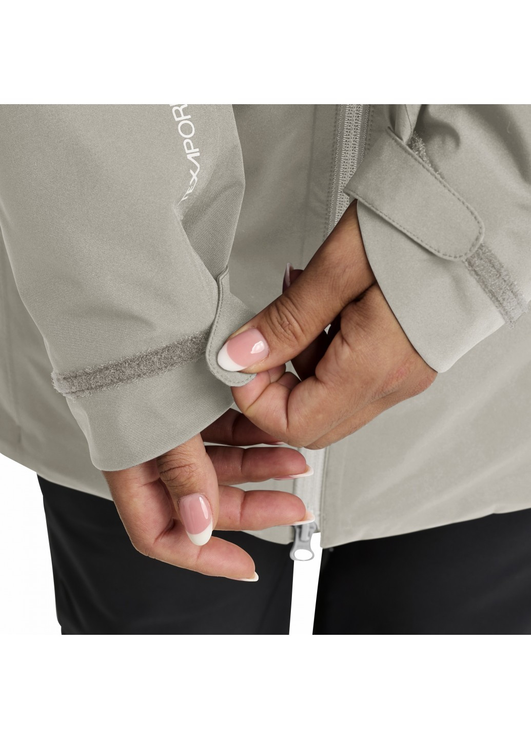 Бежева демісезонна куртка Jack Wolfskin 1115681_A0056