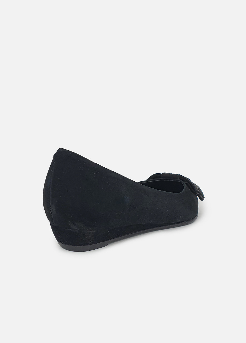 Женские женские туфли на низкой танкетке замшевые черные Canna | чёрные однотонные натуральная замша (252716413)
