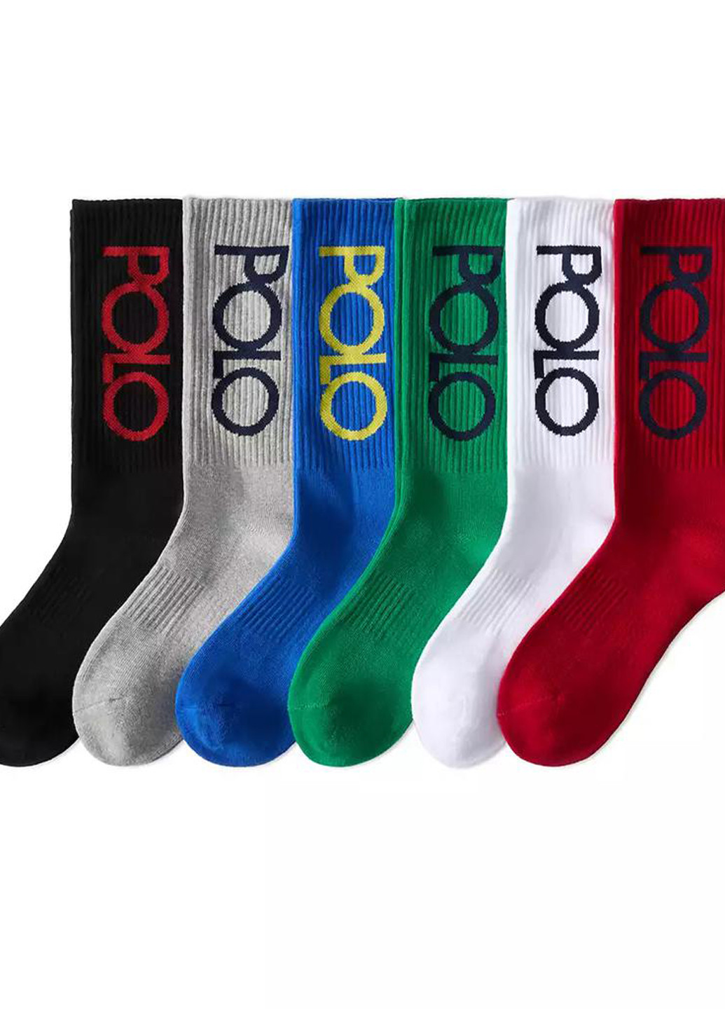 Комбіновані шкарпетки (6 пар) Ralph Lauren логотипи (368972028)