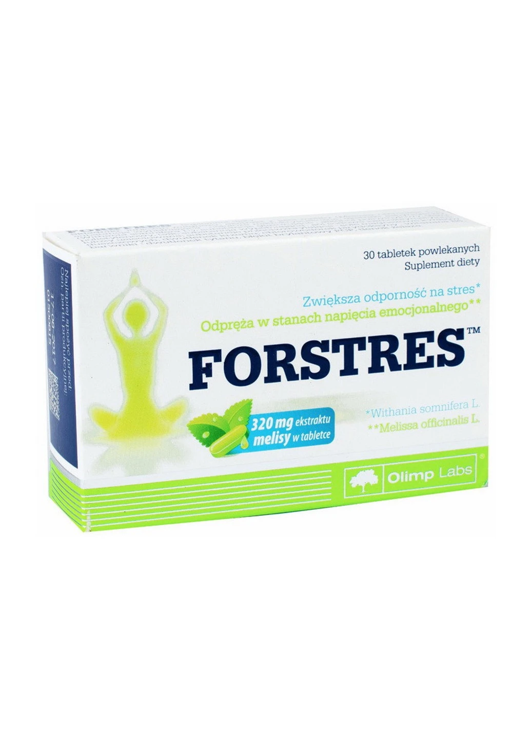 Вітаміни від стресу Forstres 320 mg ekstraktu melisy (30 таб) олімп Olimp (255408021)