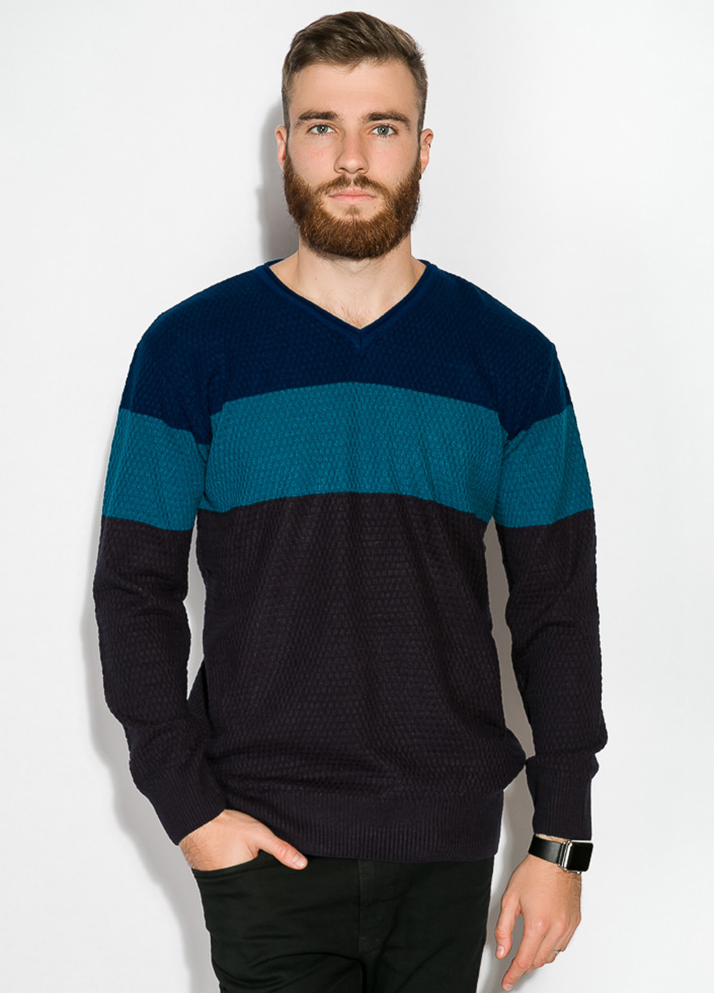 Комбінований демісезонний пуловер пуловер Time of Style