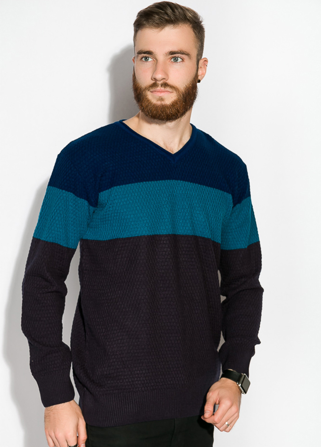 Комбінований демісезонний пуловер пуловер Time of Style