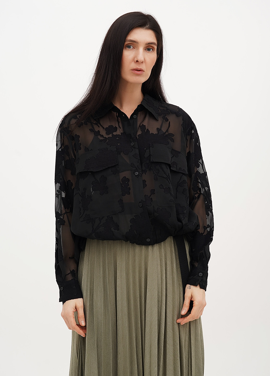 Чёрная блуза Taifun