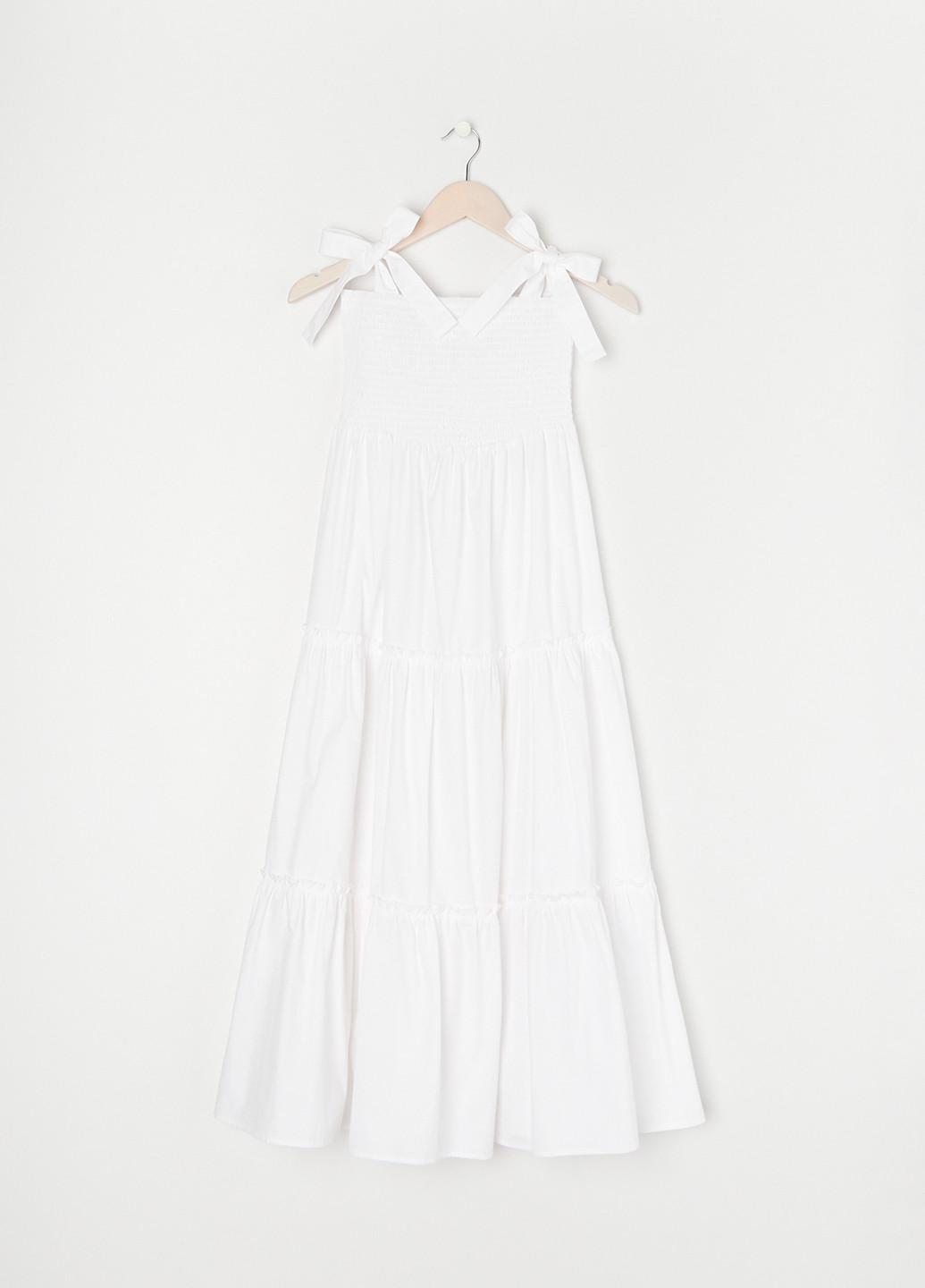 Білий кежуал сукня Sinsay однотонна