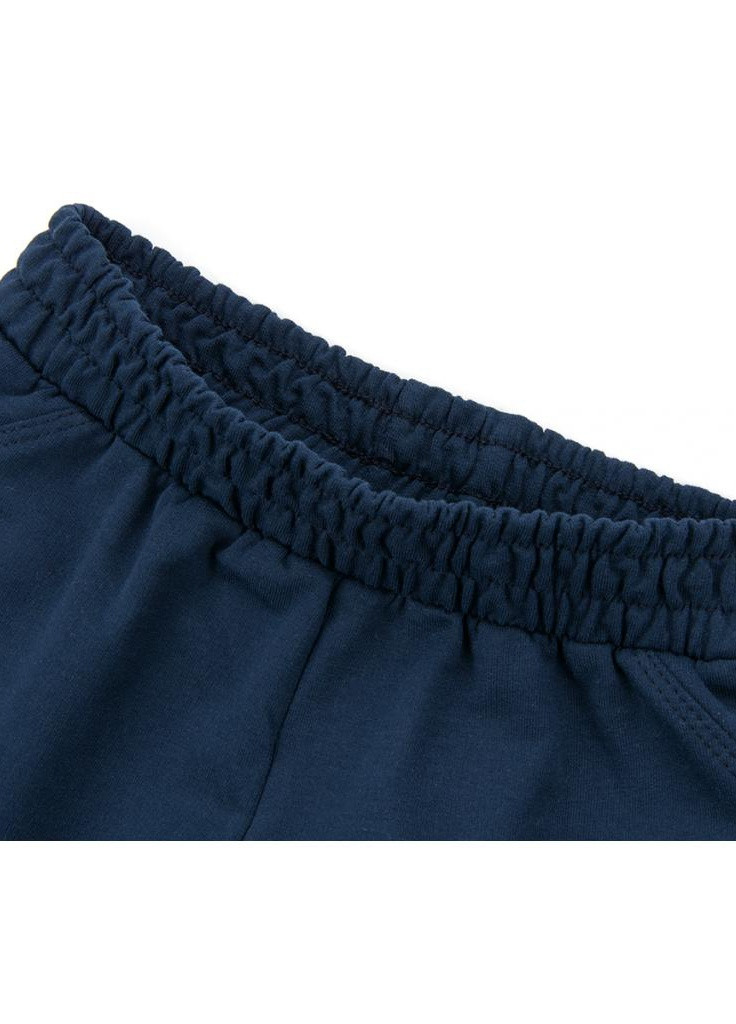 Синий летний костюм десткий футболка с пуговичками с шортами (8922-98b-blue) Breeze