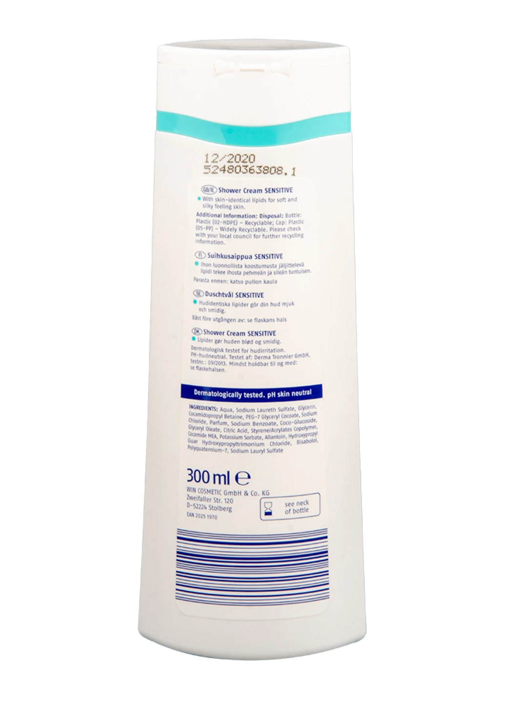 Крем для душу Sensitive 300 мл Cien (242191101)