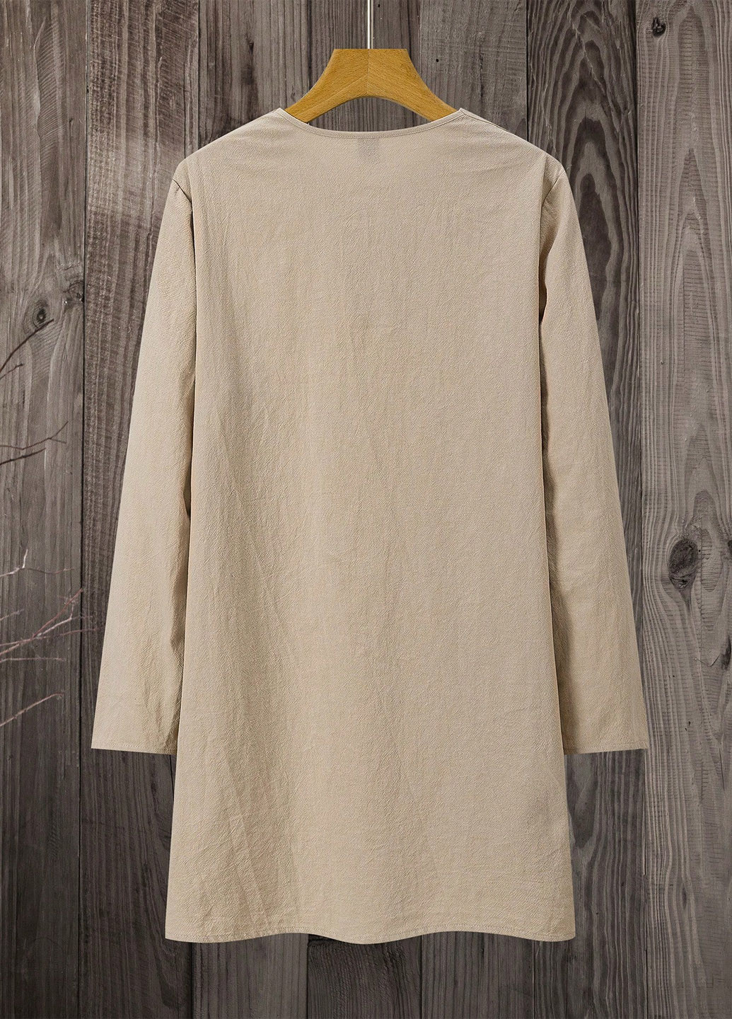 Бежева кежуал сукня а-силует SHEIN однотонна