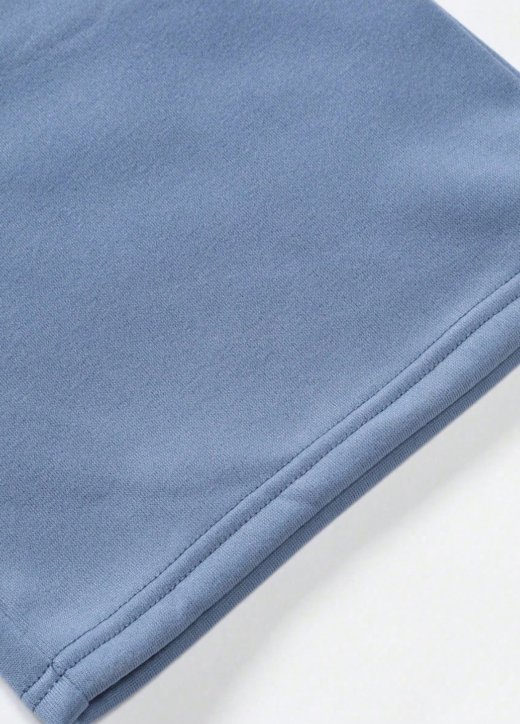 Серо-голубые спортивные демисезонные брюки SHEIN