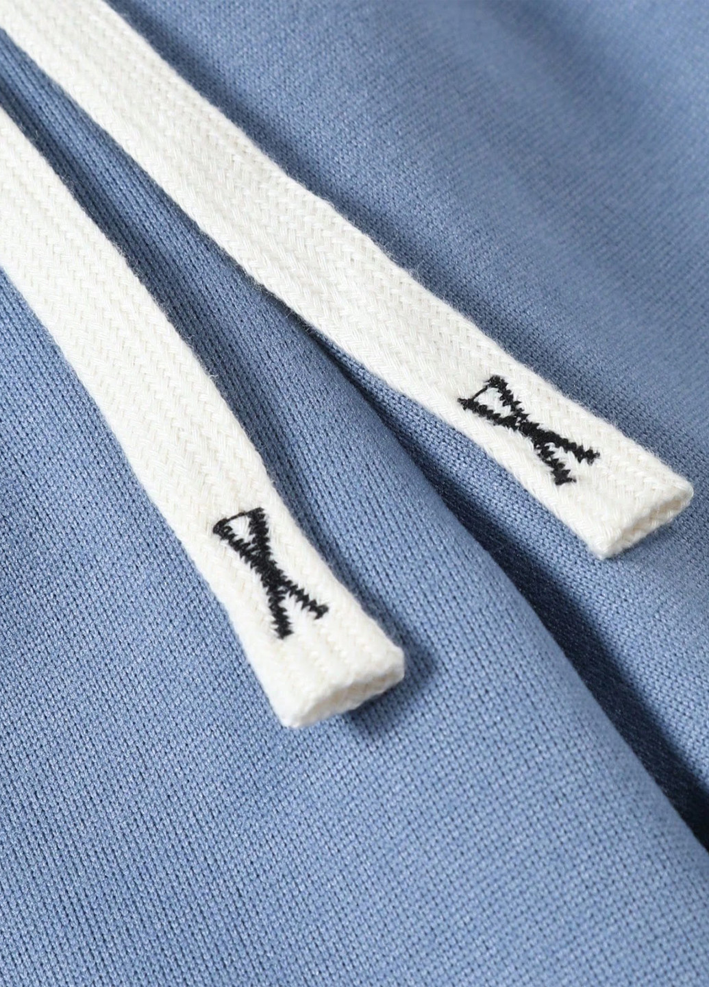 Серо-голубые спортивные демисезонные брюки SHEIN