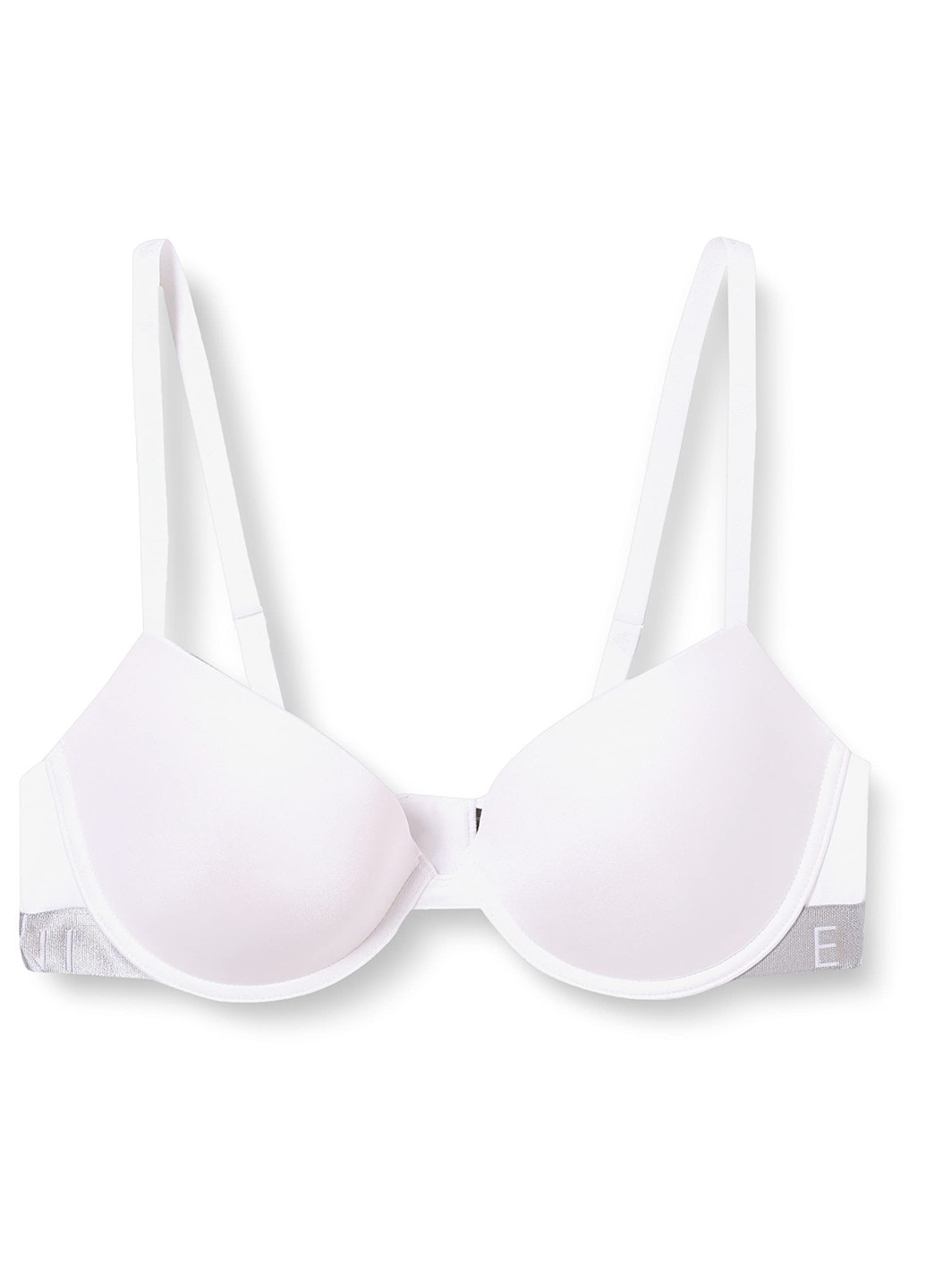 Белый бюстгальтер Emporio Armani с косточками полиамид