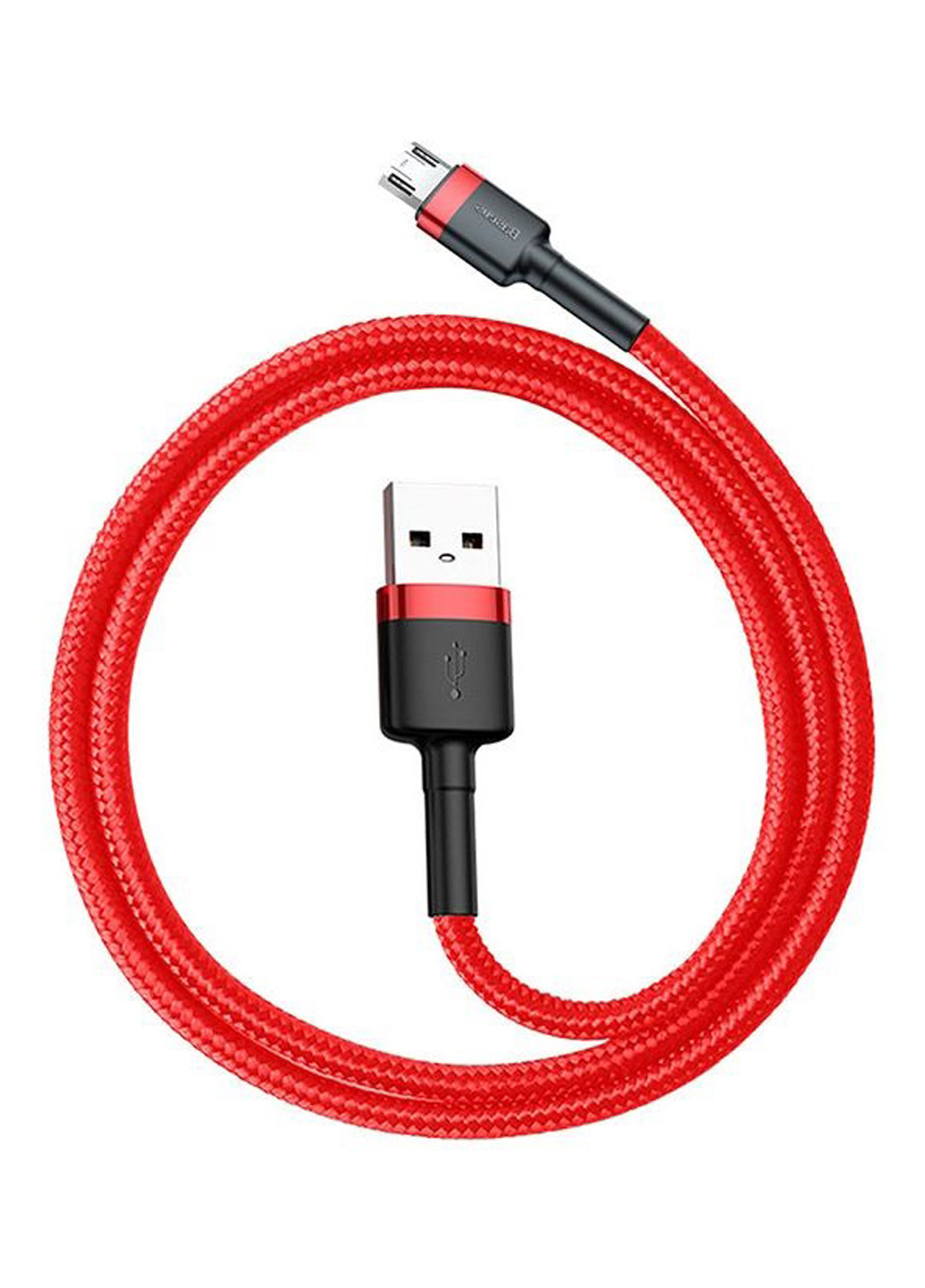 Кабель Cafule Cable USB for Micro 2.4A 1M Red (CAMKLF-B09) Baseus cafule cable microusb (135000225)