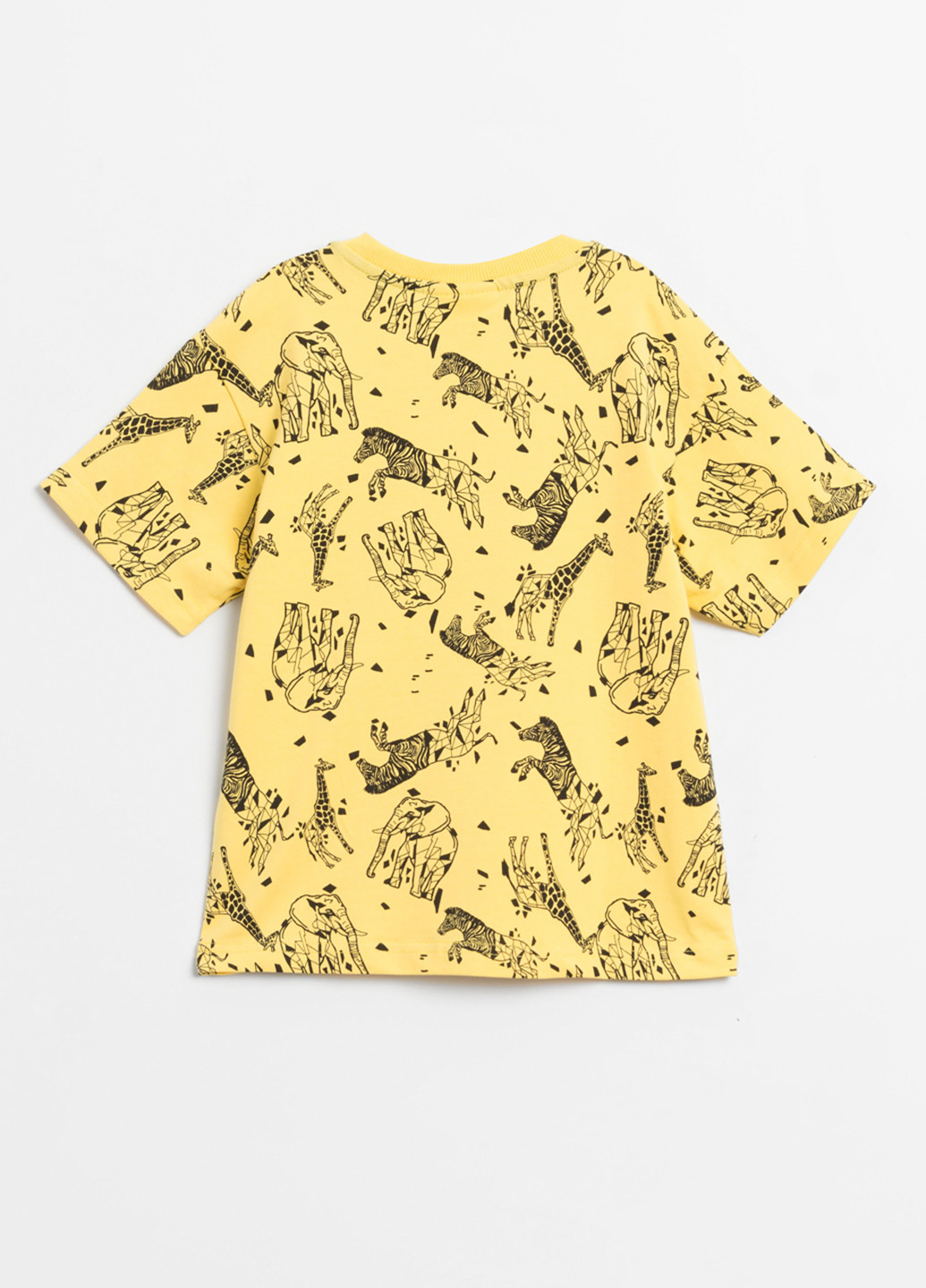 Желтая летняя футболка Coccodrillo