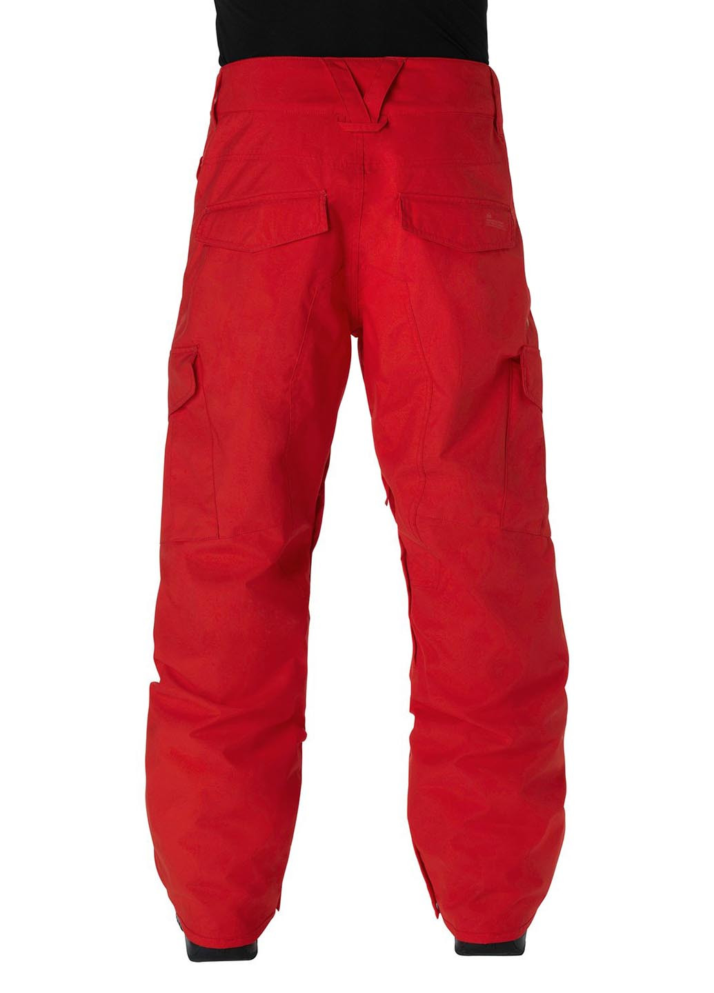 Красные кэжуал демисезонные прямые брюки Quiksilver