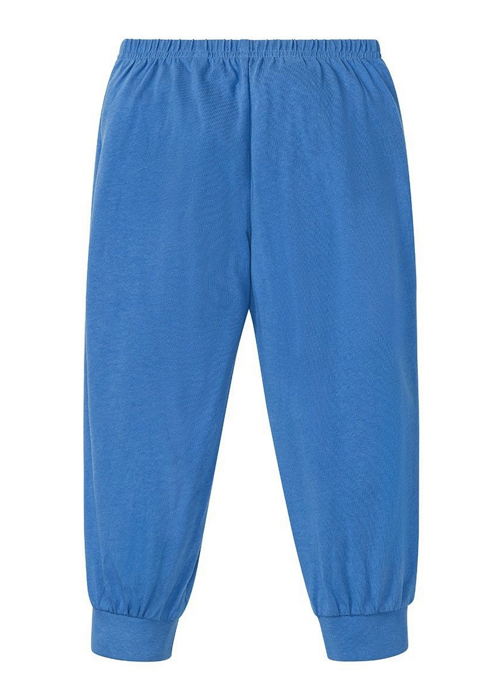 Синя всесезон піжама (лонгслів, штани) Lupilu