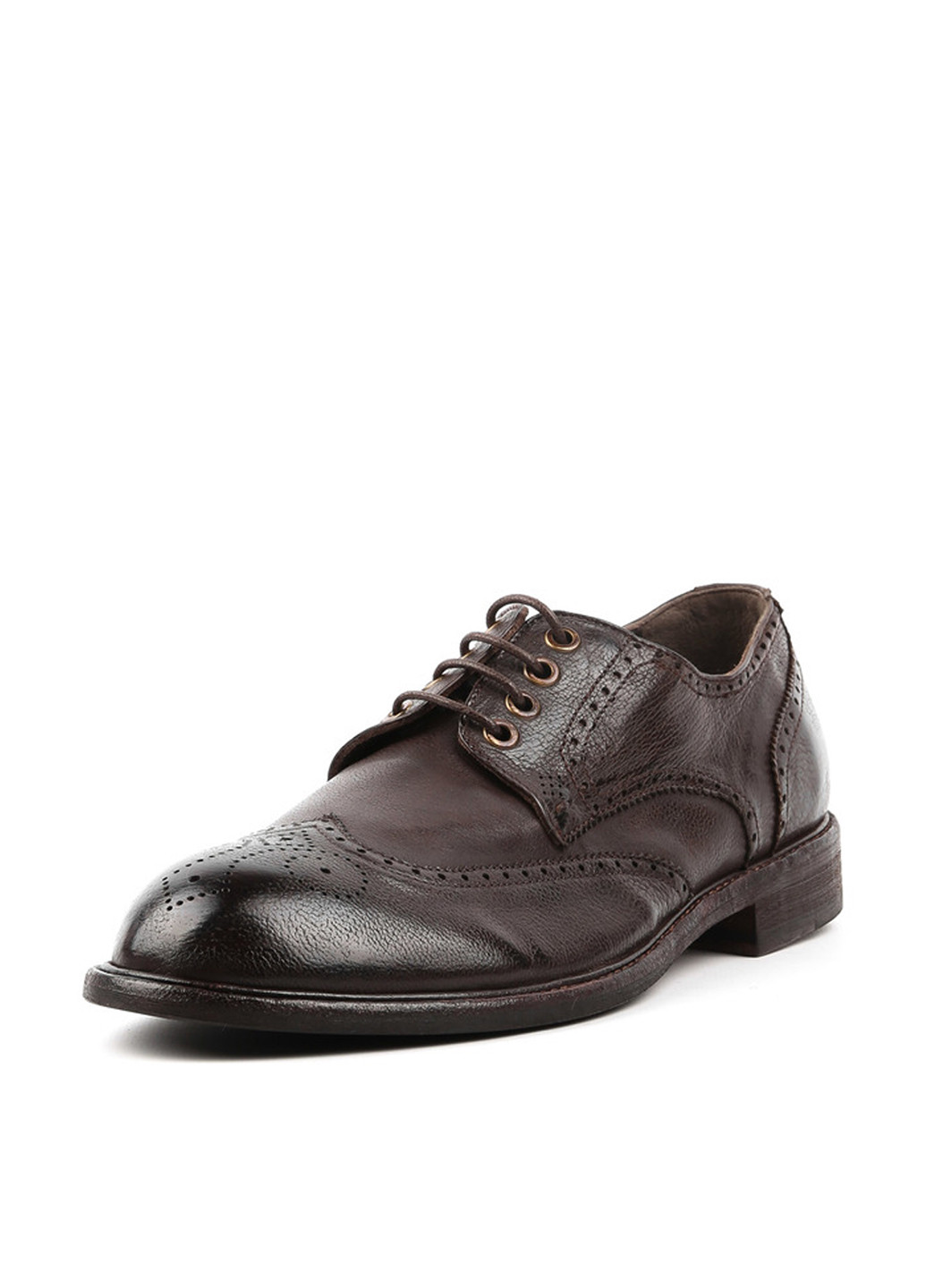 Темно-коричневые кэжуал туфли Sandro Guardiani на шнурках