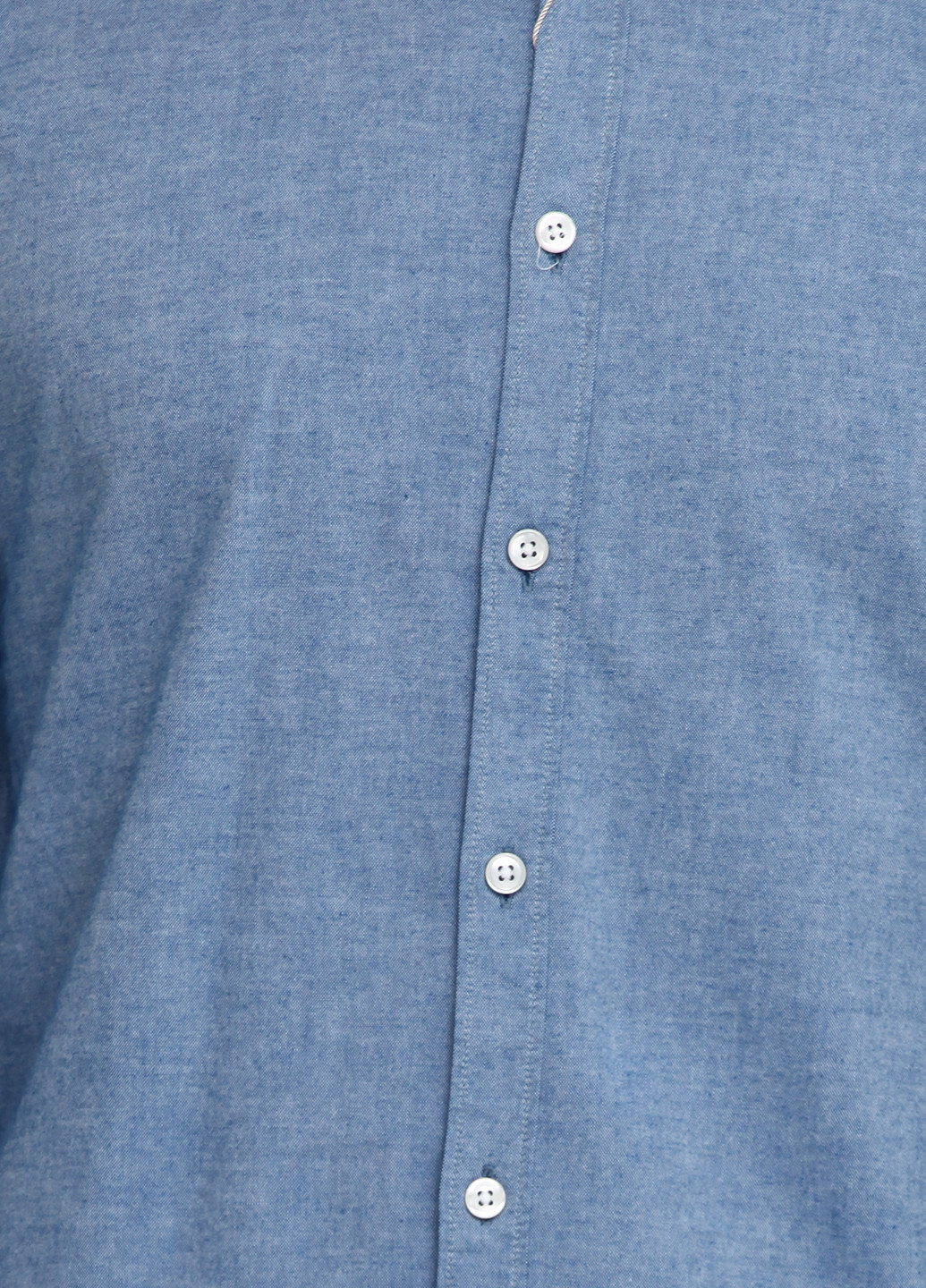 Синяя кэжуал рубашка Springfield с длинным рукавом
