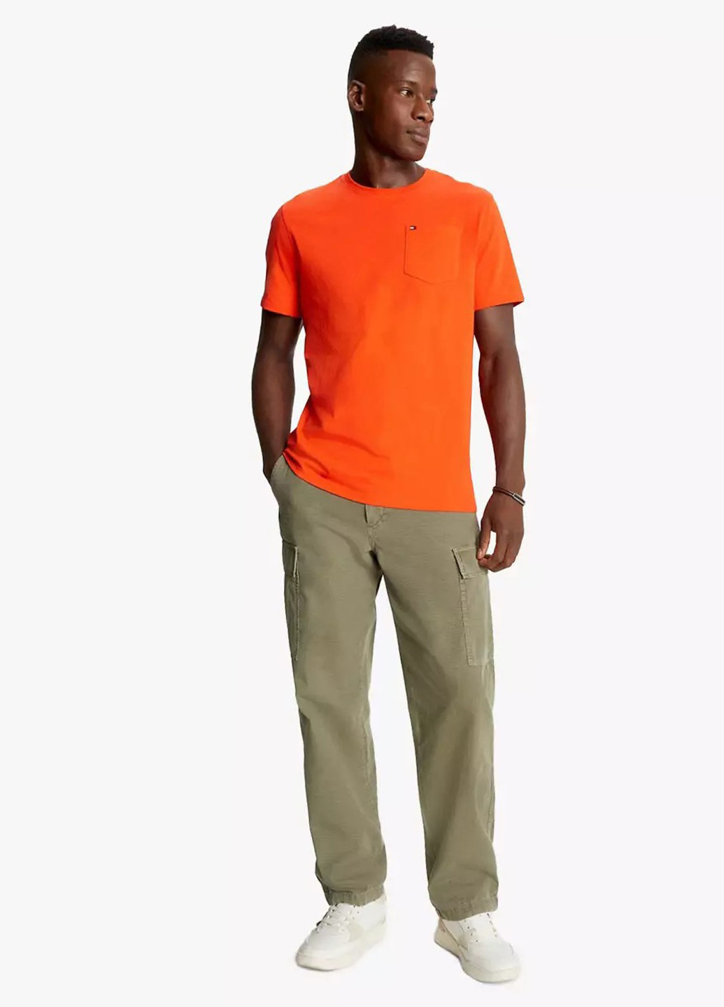 Оранжевая футболка Tommy Hilfiger