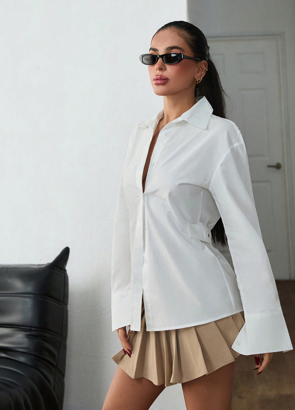 Біла блуза SHEIN