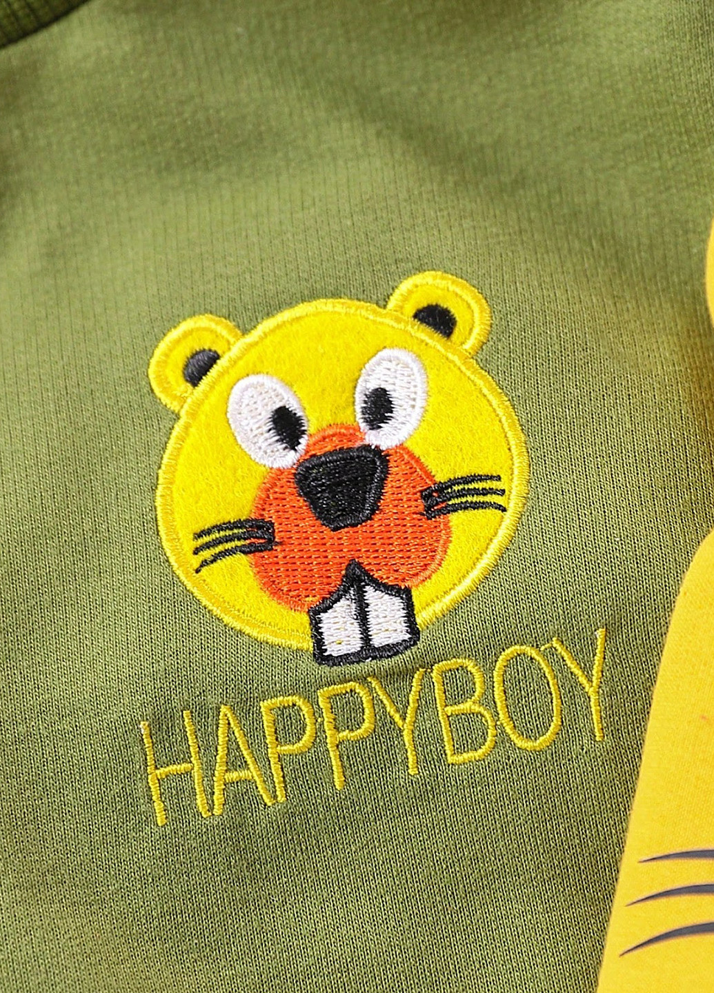 Оливковый (хаки) демисезонный костюм (свитшот, брюки) брючный SHEIN