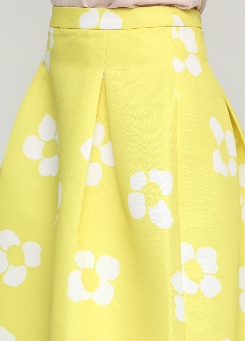 Желтая кэжуал цветочной расцветки юбка Axel