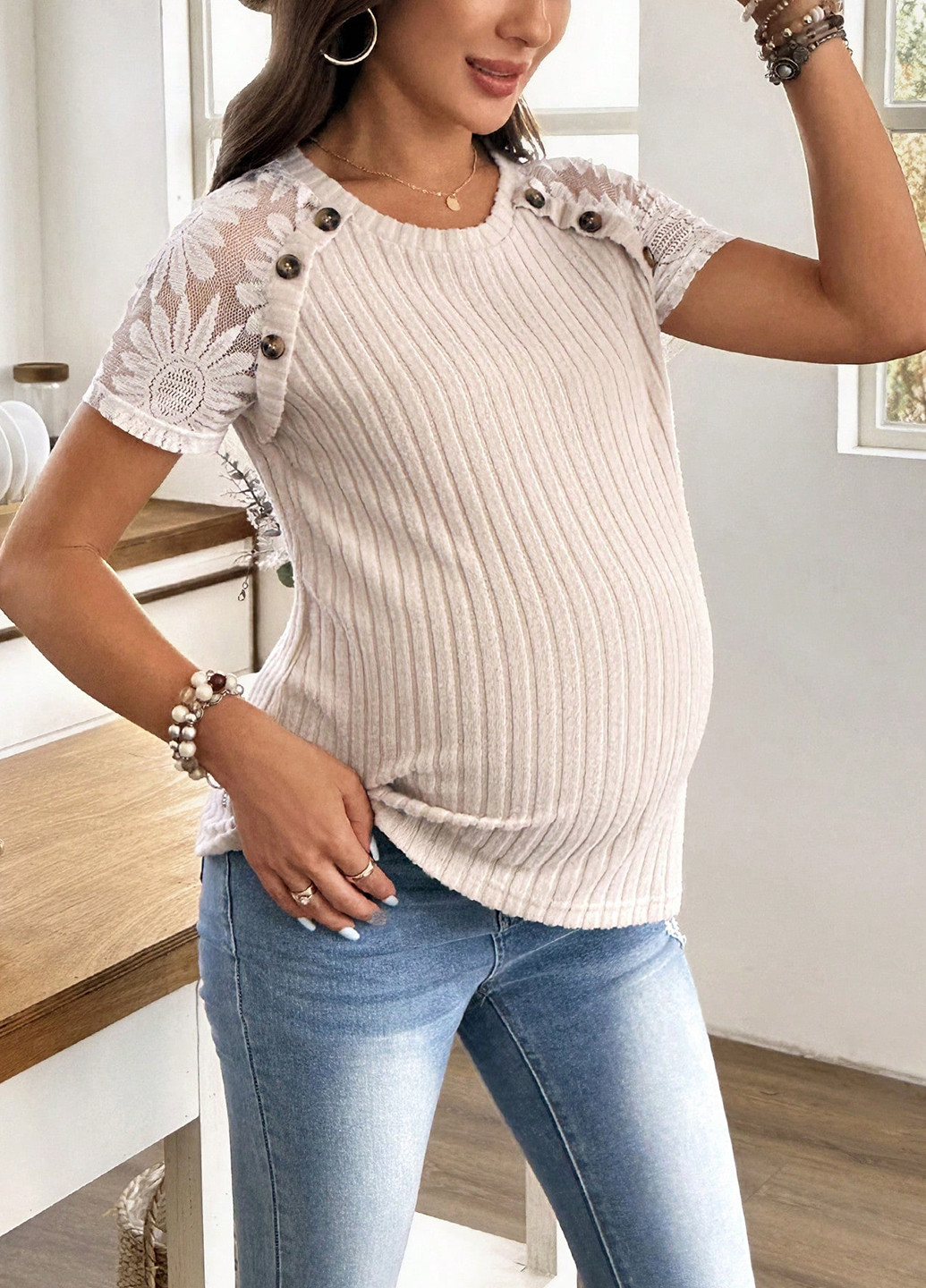 Футболка для беременных SHEIN - (367005757)