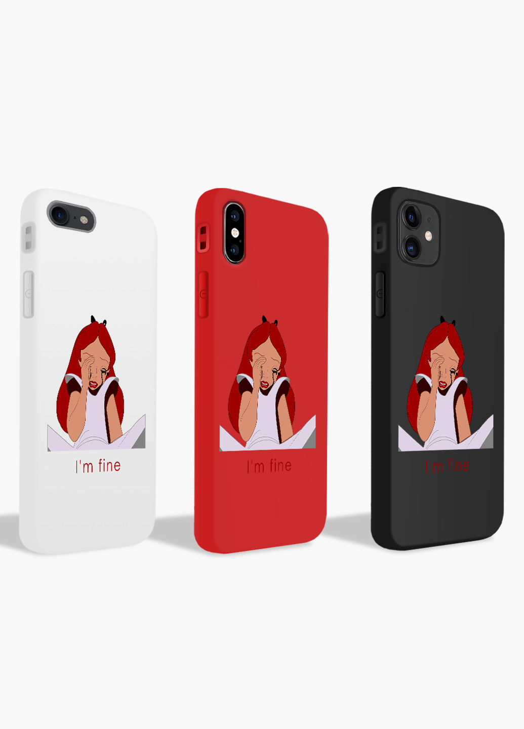 Чехол силиконовый Apple Iphone 6 Алиса я в порядке Дисней (Alice in Wonderland Disney) (6937-1440) MobiPrint (219517839)