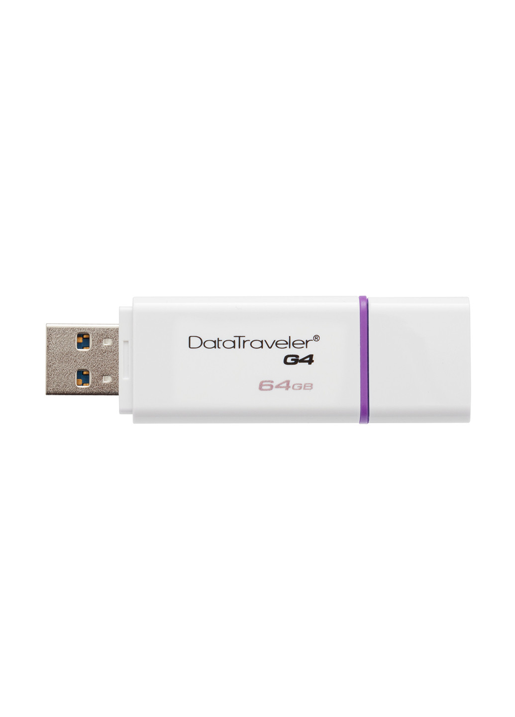 Флеш пам'ять USB DataTraveler I G4 64GB (DTIG4 / 64GB) Kingston Флеш память USB Kingston DataTraveler I G4 64GB (DTIG4/64GB) білі