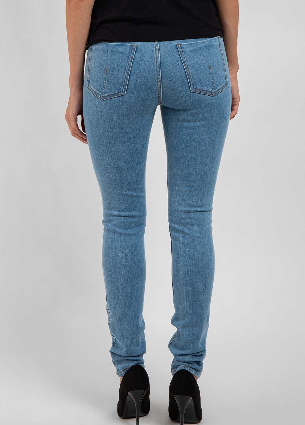 Блакитні джинси skinny Alberta Ferretti - (242106802)