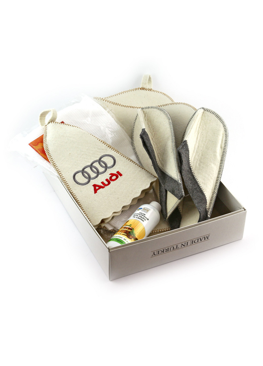 Подарочный набор для сауны Audi, 5 предметов Luxyart (252261716)