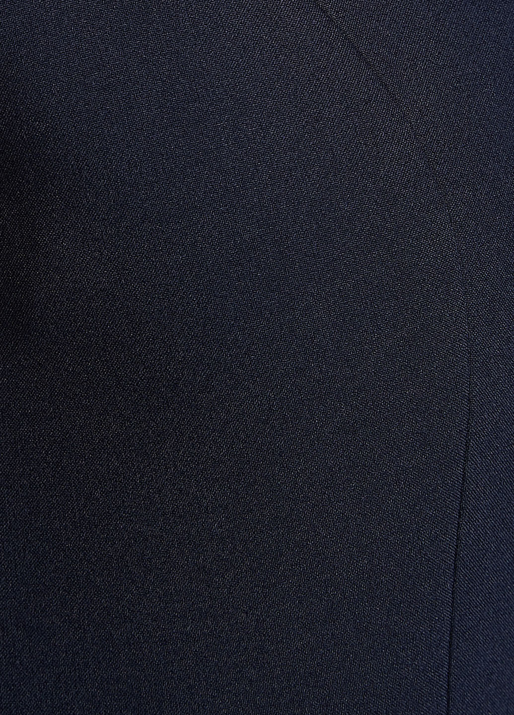 Жилет KOTON однотонный тёмно-синий кэжуал полиэстер