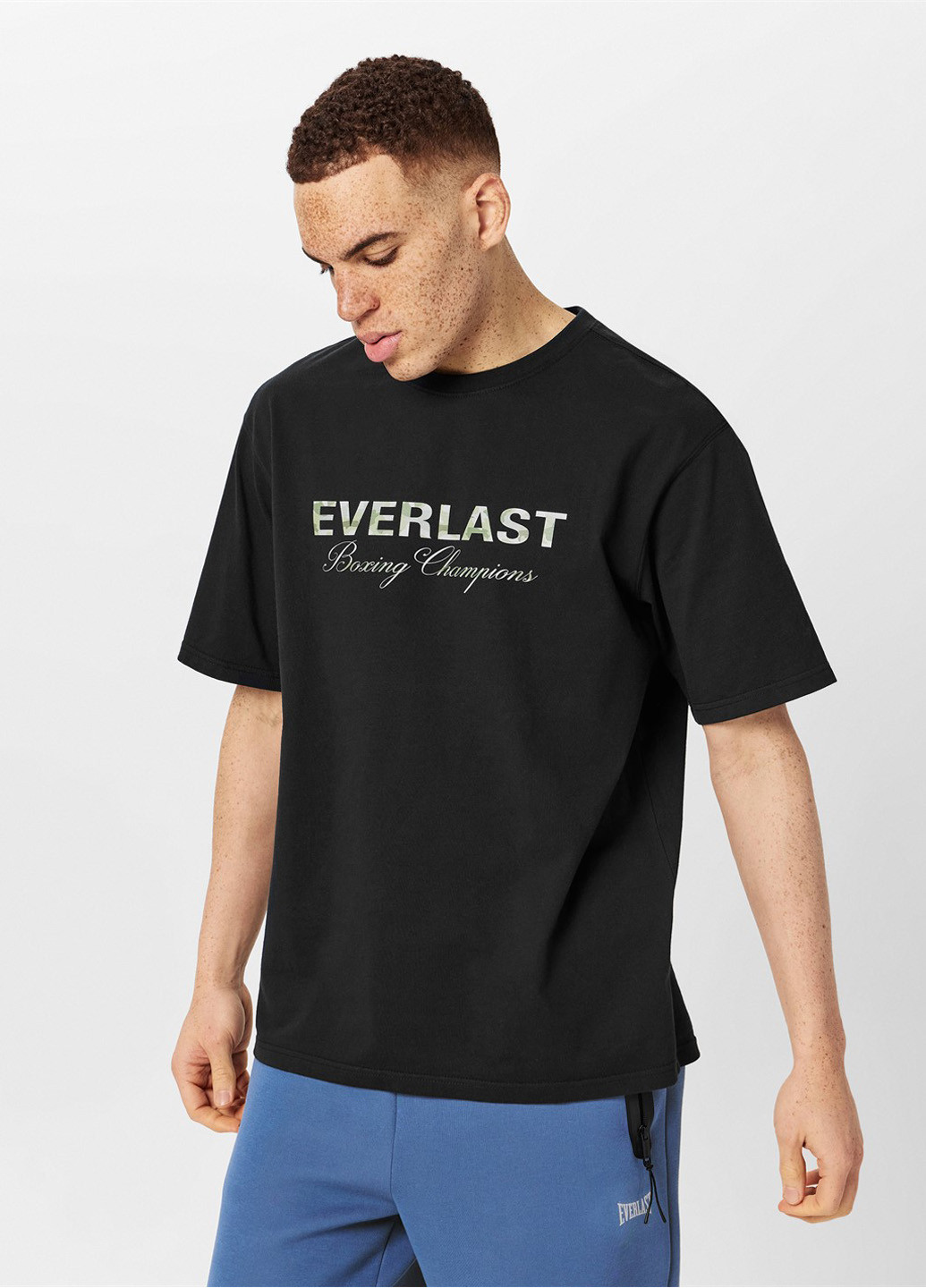 Чорна футболка Everlast