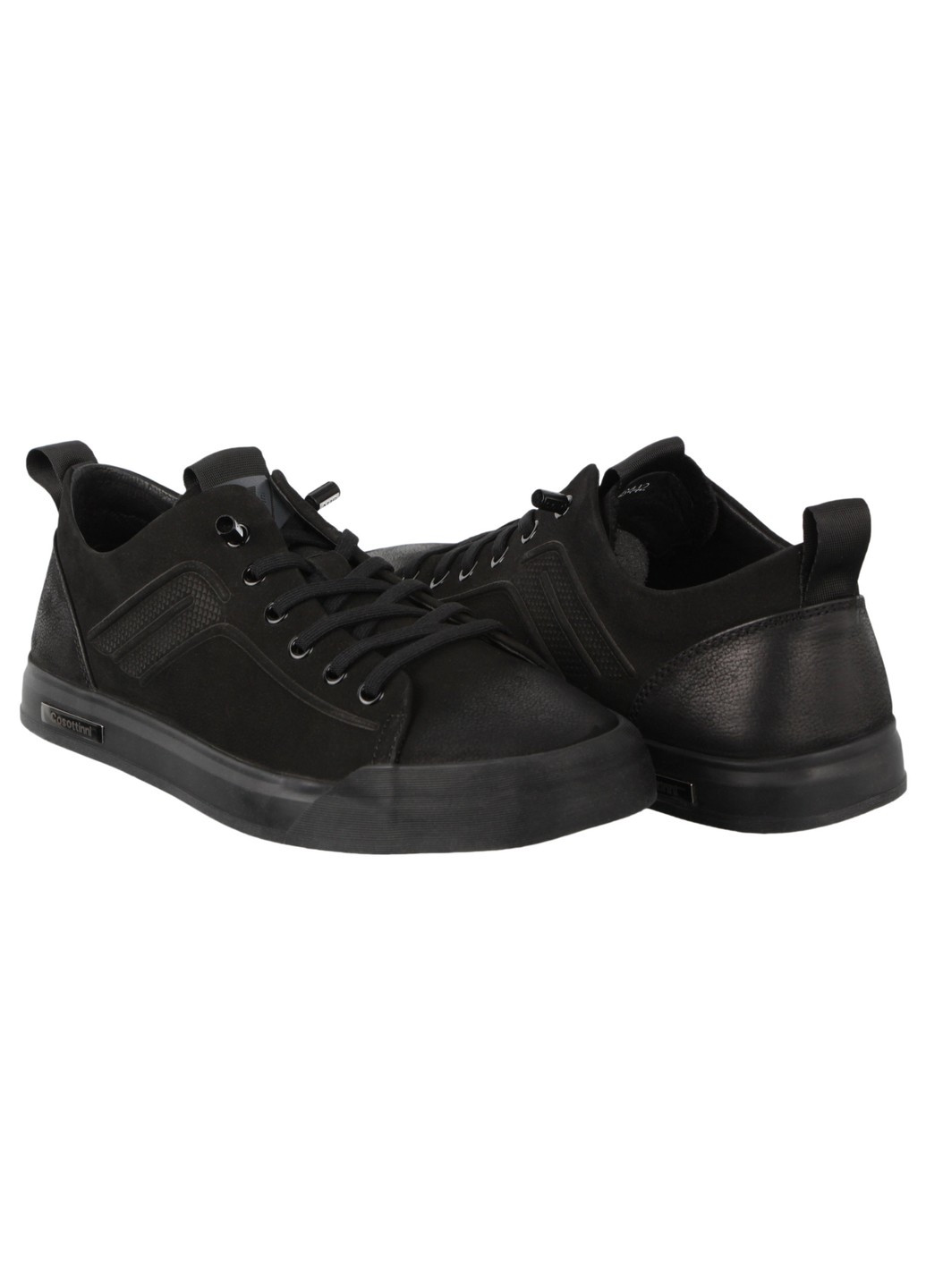 Черные демисезонные мужские кроссовки 198364 Cosottinni