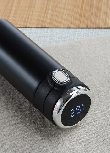 Умный термос с датчиком температуры и дисплеем Vacuum 420 мл - черный More (253850950)