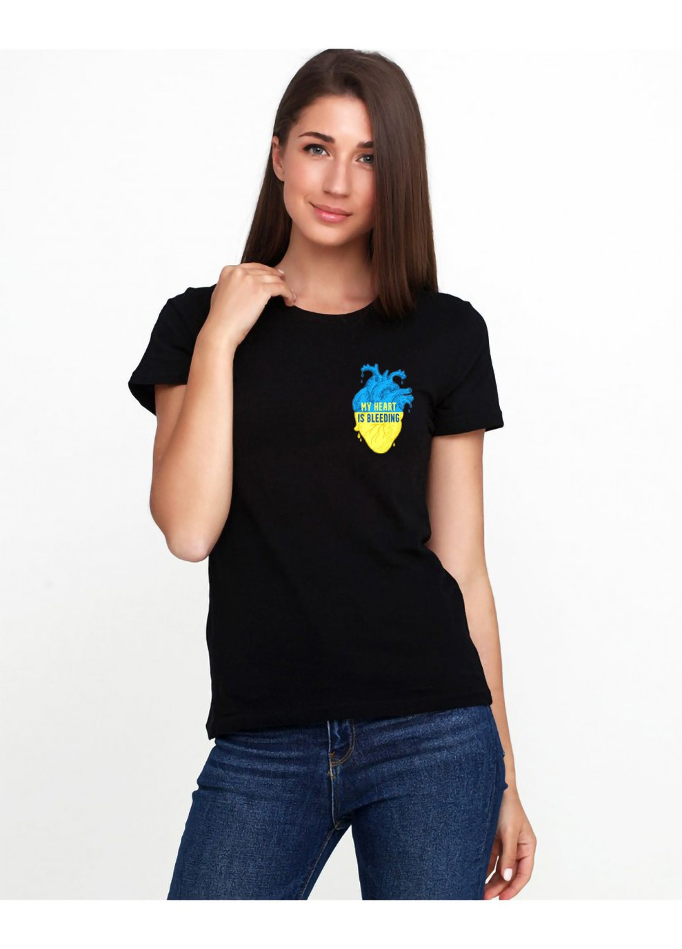 Женская футболка 18Ж425-17-Р2 с патриотическим принтом Malta - (254695257)