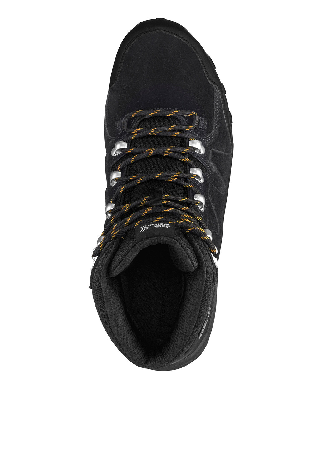 Черные осенние ботинки хайкеры Jack Wolfskin