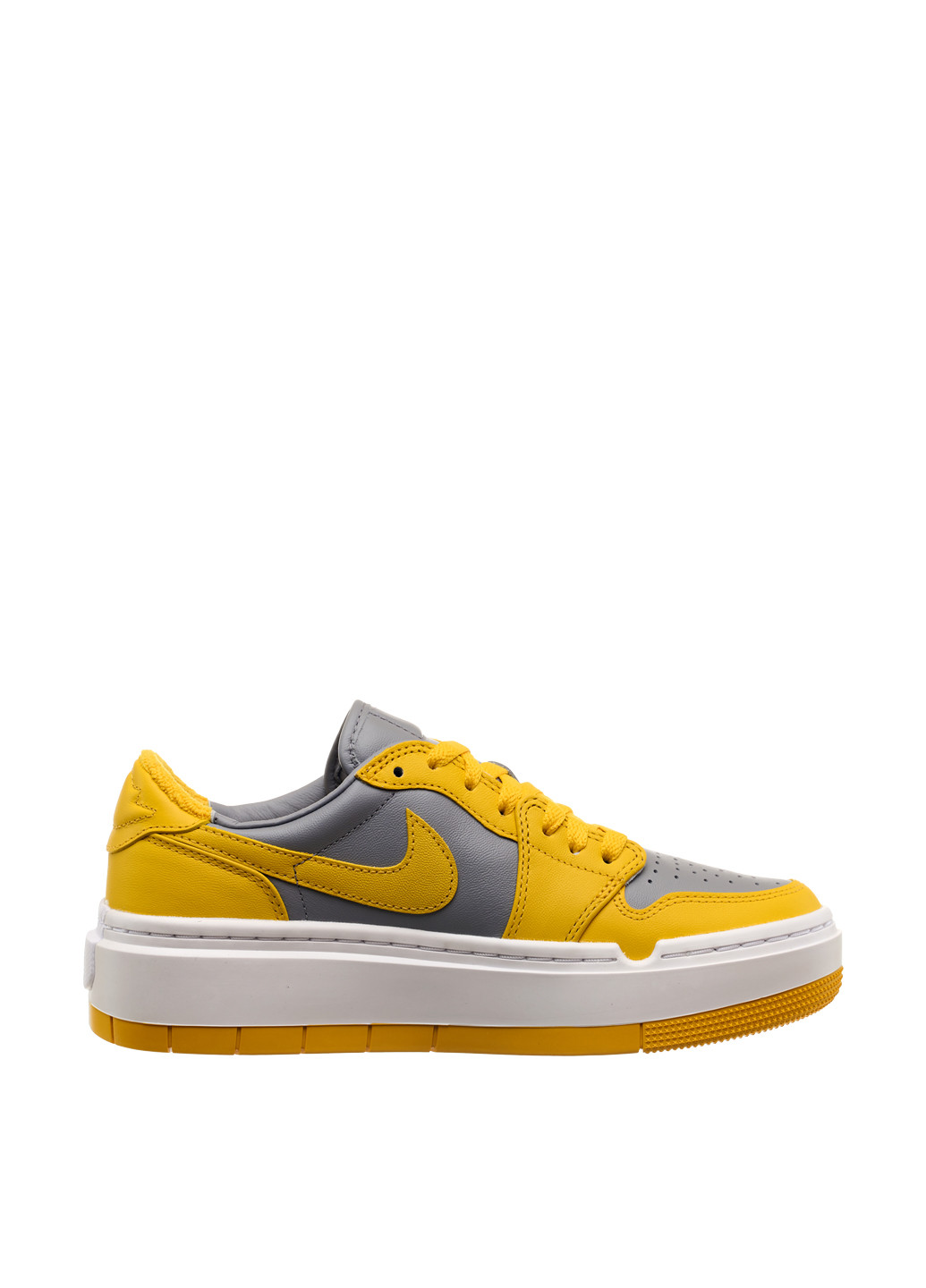 Желтые демисезонные кроссовки 322992-130_2024 Jordan 1 Elevate Low