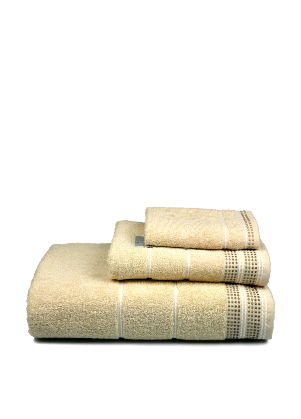 Home Line полотенце, 70х140 см геометрический кремовый производство - Турция