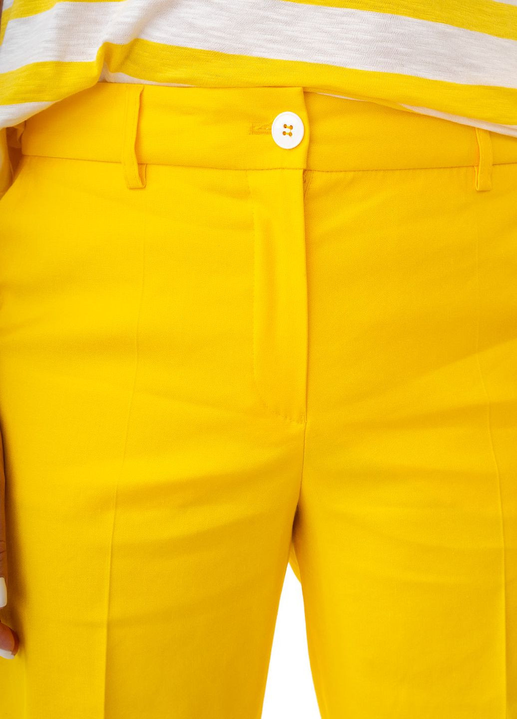 Желтые летние брюки Marc Aurel