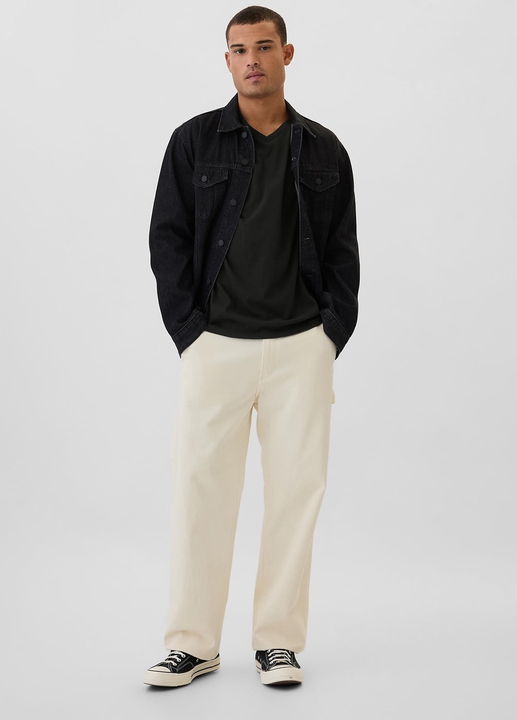 Чорна футболка Gap