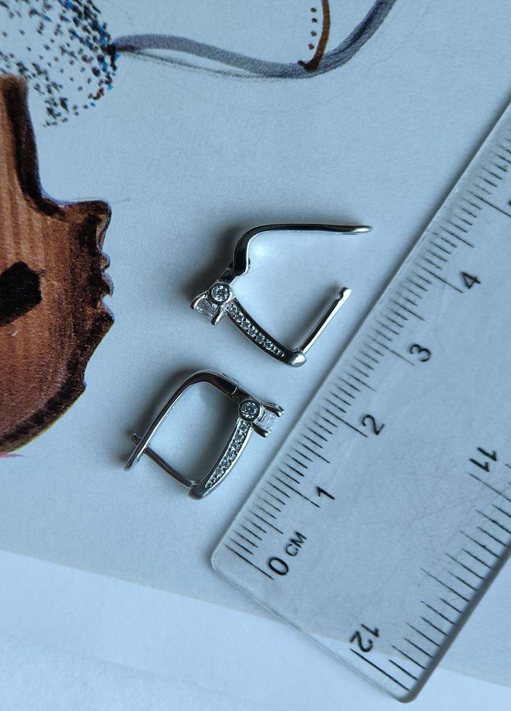 Серьги Silver Flame (350941310)