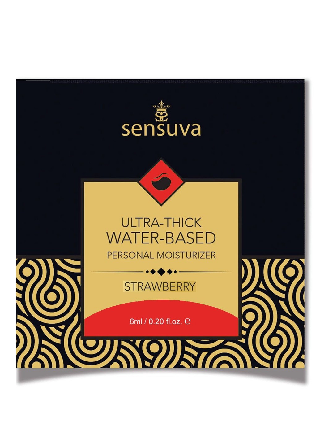 Пробник - Ultra–Thick Water-Based Strawberry (6 мл) Sensuva (256537685)