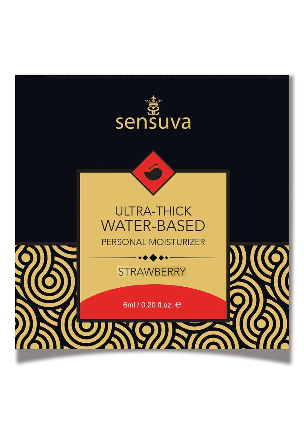 Пробник - Ultra–Thick Water-Based Strawberry (6 мл) Sensuva (256537685)