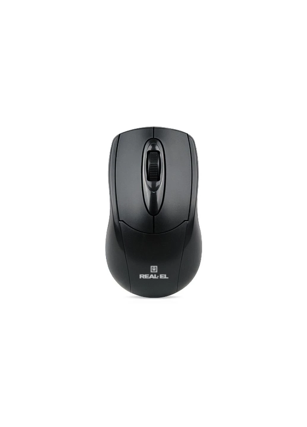 Мышка RM-207, USB, black Real-El (252632280)