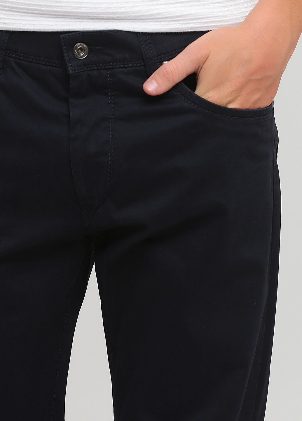 Темно-синие кэжуал демисезонные брюки Lagrand