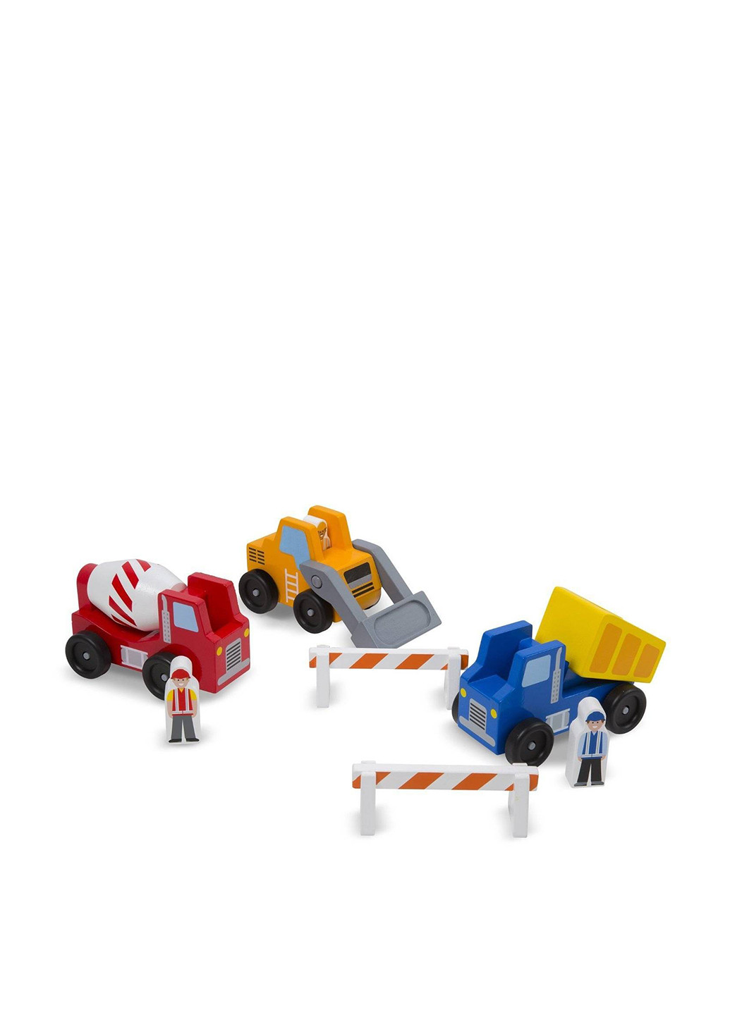 Деревянный набор Строительные машинки, 37х14х11 см Melissa & Doug (251711065)