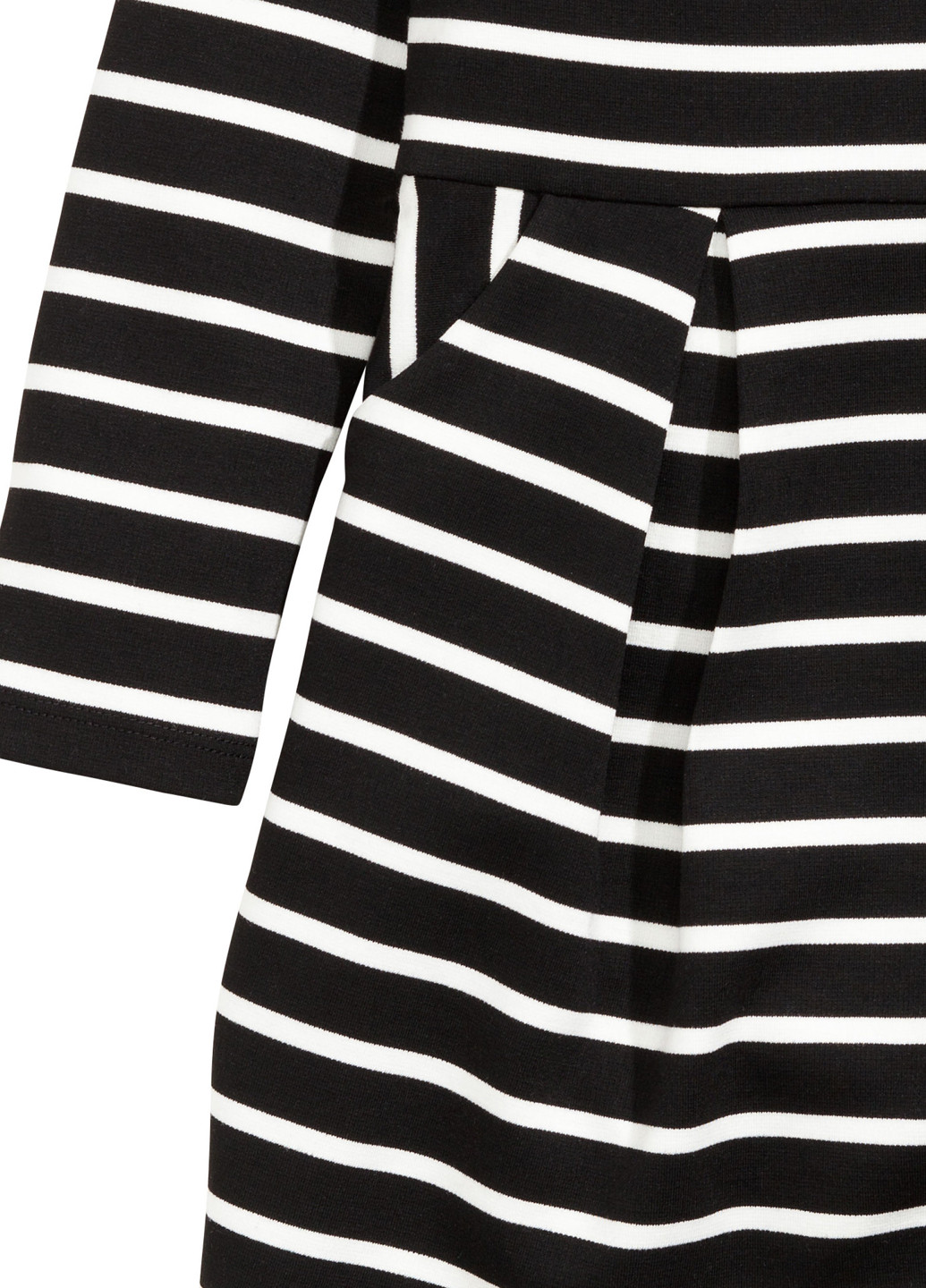 Чорно-біла сукня H&M (152313502)