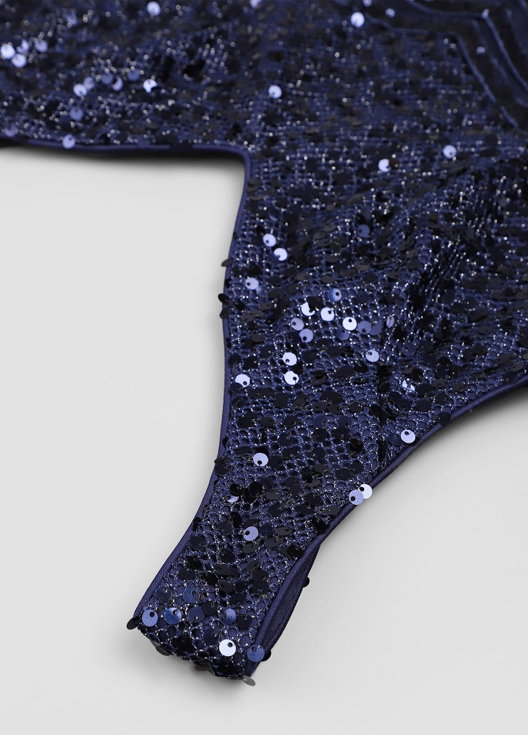 Темно-синя вечірня сукня а-силует SHEIN однотонна